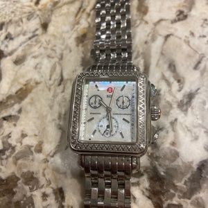 Michele Deco Watch with Diamonds